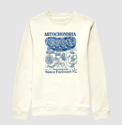 Suéter Moletom "Mitochondria: Powering Life" | A Usina de Força da Vida - comprar online