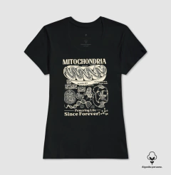 Camiseta Algodão Peruano "Mitochondria: Powering Life" | A Usina de Força da Vida - Pulsão | Moda Intelectual