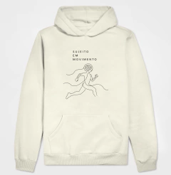 Hoodie Moletom "Sujeito em Movimento" | Mente e Corpo - Pulsão | Moda Intelectual