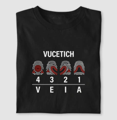 Camiseta Papiloscopia "Vucetich" | Perícia na VEIA