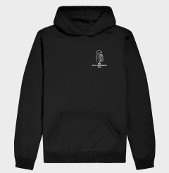 Hoodie Moletom Psicanálise Winnicott - Mãe Suficientemente Boa | Line Art - Pulsão | Moda Intelectual