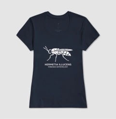 Camiseta "Hermetia Illucens" | O Minimalismo Forense - Pulsão | Moda Intelectual