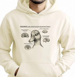 Hoodie Moletom Psicopatologia Forense - O Psicopato | Ilustração Neuroanatômica - comprar online