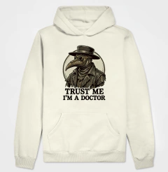 Hoodie Moletom Medicina Legal "Plague Doctor" | O Último Diagnóstico - Pulsão | Moda Intelectual