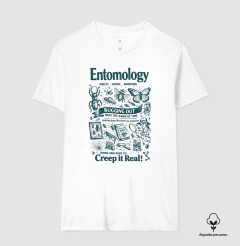 Camiseta Algodão Peruano "Entomology: Creep It Real" | A Ciência dos Insetos na internet