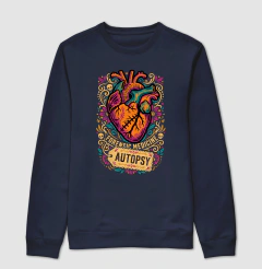Suéter Moletom Medicina Legal "Autopsy" | A Arte da Patologia Forense - Pulsão | Moda Intelectual