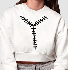 Cropped Moletom Forense - A Incisão em Y (Medicina Legal) | Minimalista Dark - comprar online
