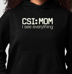 Hoodie Moletom Maternidade Forense - CSI: Mom | Minimalista - comprar online