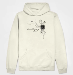 Hoodie Moletom Perícia Digital "CTRL+C nos Vestígios" | O Microchip do Laudo - Pulsão | Moda Intelectual