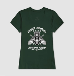 Camiseta Entomologia Forense | Chrysomya putoria - Crime Scene Indicator