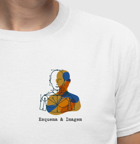 Camiseta Psicanálise Françoise Dolto - Esquema & Imagem Corporal | Ilustração Minimalista - comprar online