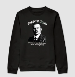 Suéter Moletom Psicanalítica Carl Jung - Forever Jung (Complexes) | Retrô Noir na internet