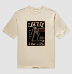 Camiseta Oversized "Diagnóstico: Rigidez Cadavérica" | O Verdadeiro Pós Leg Day - Pulsão | Moda Intelectual