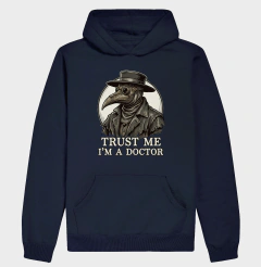 Hoodie Moletom Medicina Legal "Plague Doctor" | O Último Diagnóstico - loja online