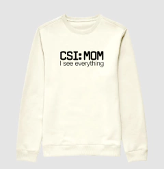 Suéter Moletom Maternidade Forense - CSI: Mom | Minimalista - comprar online