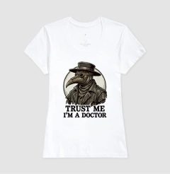Camiseta Medicina Legal "Plague Doctor" | O Último Diagnóstico - loja online