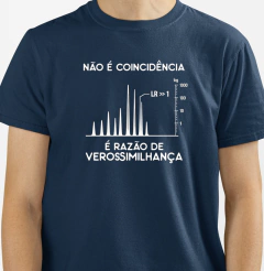 Camiseta Genética Forense "Não É Coincidência" | Razão de Verossimilhança (LR) - comprar online