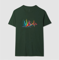 Camiseta Cromatograma do Coração | Química Forense - loja online