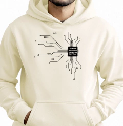 Hoodie Moletom Perícia Digital "CTRL+C nos Vestígios" | O Microchip do Laudo - comprar online