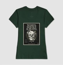 Camiseta Gótica Científica "Women, Science & Death" | Memento Mori - comprar online