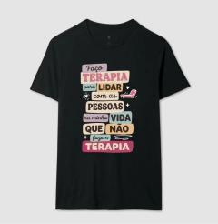 Imagem do Camiseta "Faço Terapia Para Lidar" | Humor e Saúde Mental