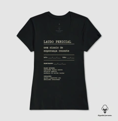 Camiseta Algodão Peruano "Laudo Pericial" | Sem Sinais de Esperança Recente na internet