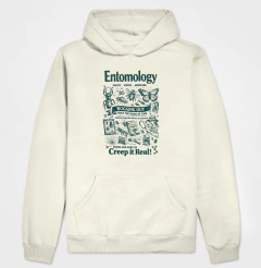 Hoodie Moletom "Entomology: Creep It Real" | A Ciência dos Insetos - loja online