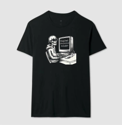 Camiseta Perícia Digital: O "Clube" dos Peritos | Digital {Forensics} - Pulsão | Moda Intelectual