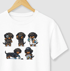Camiseta "CSI Salsicha" | Esquadrão Forense Canino