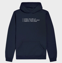 Hoodie Moletom "Logs Don't Lie" | O Código Forense - loja online