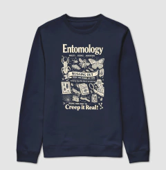 Suéter Moletom "Entomology: Creep It Real" | A Ciência dos Insetos - loja online