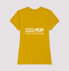 Camiseta Maternidade Forense - CSI: Mom | Minimalista - loja online