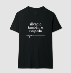 Imagem do Camiseta Medicina Legal "Silêncio Também é Resposta" | A Voz da Assistolia