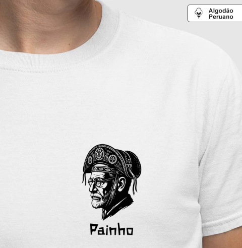 Camiseta Algodão Peruano Psicanálise Freud "Painho" Cangaceiro | Pocket Print - comprar online
