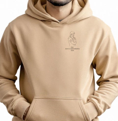 Hoodie Moletom Psicanálise Winnicott - Pai Suficientemente Bom | Line Art - comprar online
