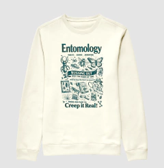 Suéter Moletom "Entomology: Creep It Real" | A Ciência dos Insetos - Pulsão | Moda Intelectual