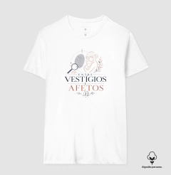 Camiseta Algodão Peruano "Entre Vestígios e Afetos" | A Evidência Número 1 - Pulsão | Moda Intelectual
