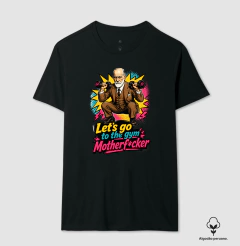 Imagem do Camiseta Algodão Peruano "Freud na academia" | O Equilíbrio entre o Ego e o Id