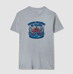 Imagem do Camiseta Medicina Legal "Docimasia de Galeno" | O Teste do Primeiro Fôlego