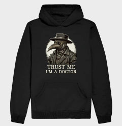 Hoodie Moletom Medicina Legal "Plague Doctor" | O Último Diagnóstico na internet