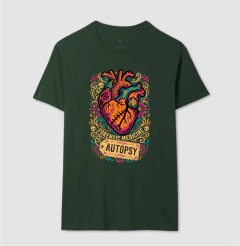 Camiseta Medicina Legal "Autopsy" | A Arte da Patologia Forense na internet