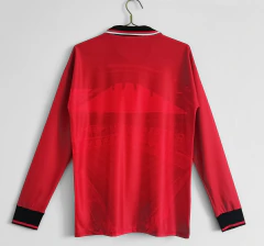 Camisa Retrô Manchester United Manga Longa 1994/1996 - 88 Import