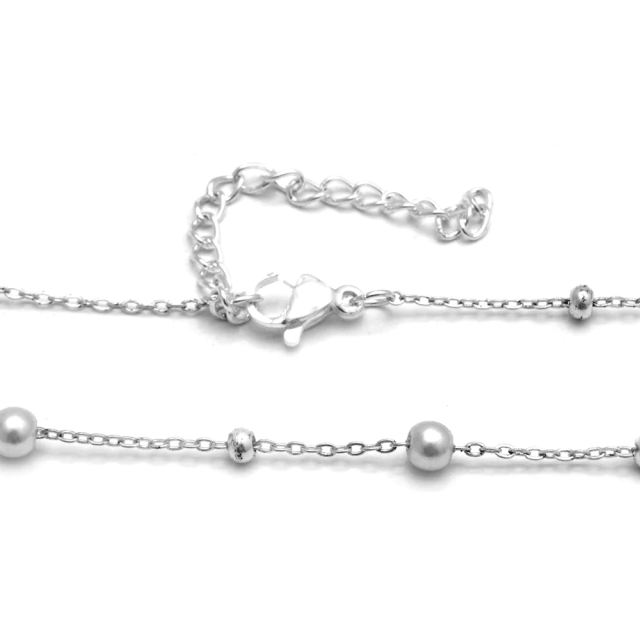 Conjunto Con Perlas Combinadas 40 A 45Cm
