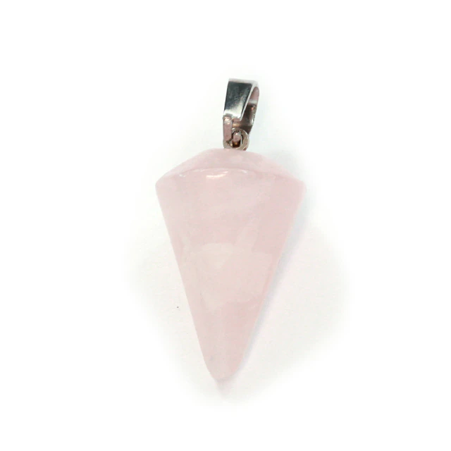 Dije Péndulo Cuarzo Rosa