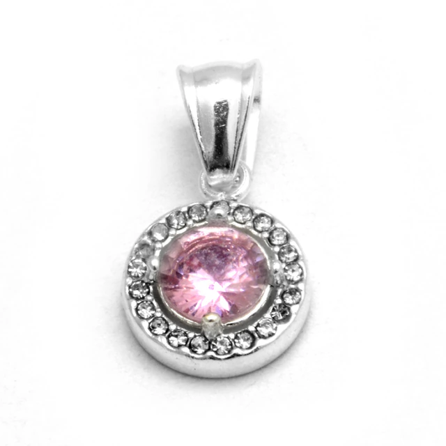 Dije Cubic Rosa 1Cm