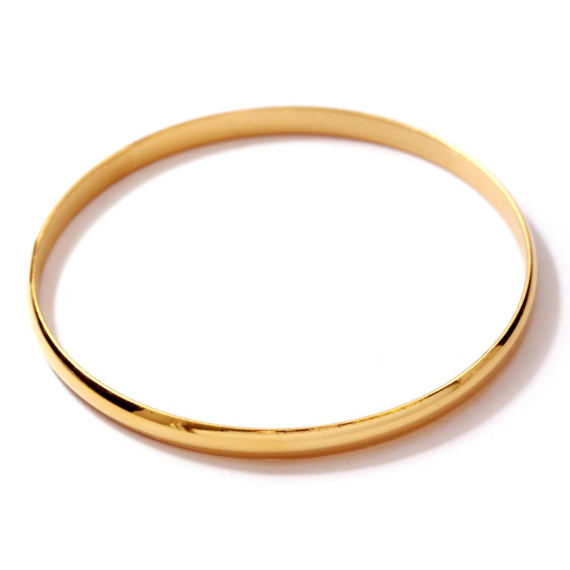 Esclava Dorada 4Mm 6,5Cm