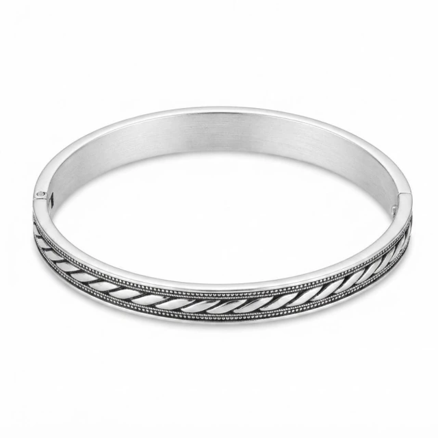 Esclava Bali Con Lineas Y Cierre Costado 6Cm