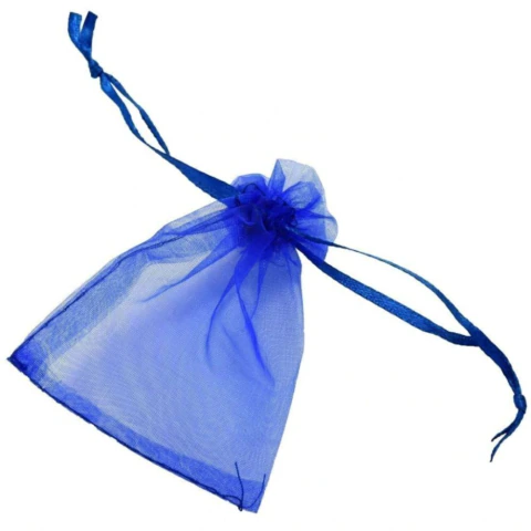 Pack X50: Bolsas De Organza Rojo 9X12Cm