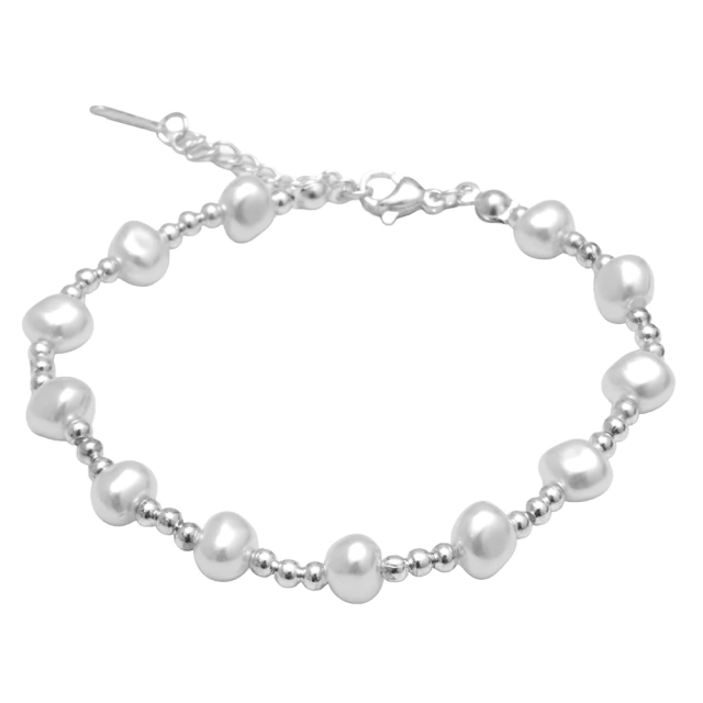 Pulsera Con Perlas 18 A 20Cm