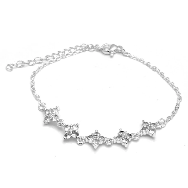 Pulsera Flor VC Cubic 18 A 20Cm